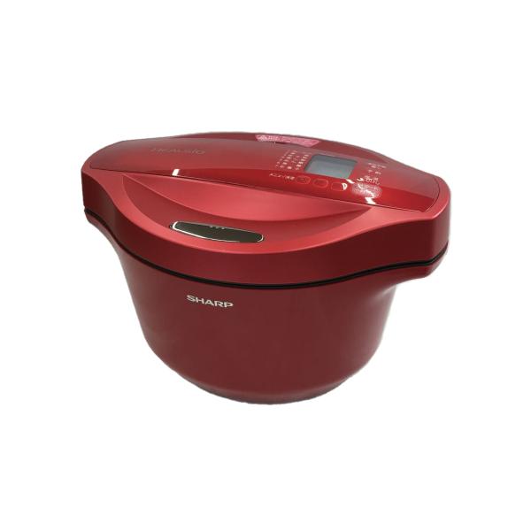 SHARP◆調理家電/水なし自動調理鍋/ヘルシオホットクック/2016年製/KN-HT24B-R