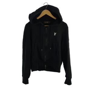 MASU◆ジップパーカー/44/コットン/BLK/無地/B25K6CS001