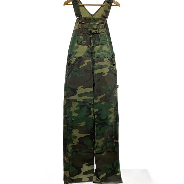 LIBERTY◆80s/オーバーオール/36/--/GRN/カモフラ