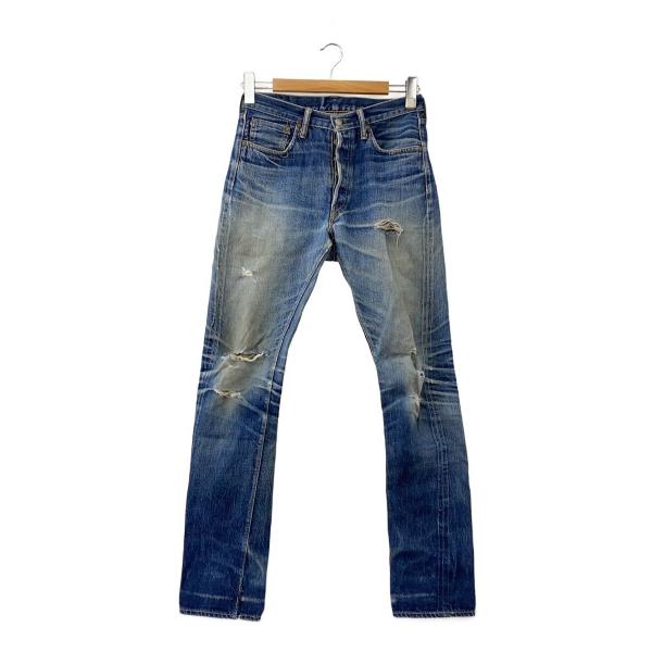 FULL COUNT◆Tapered Denim 13.7oz/ダメージデニム/29/コットン/11...