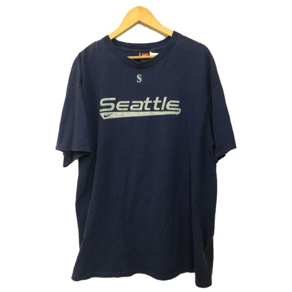 NIKE◆Tシャツ/XL/コットン/NVY