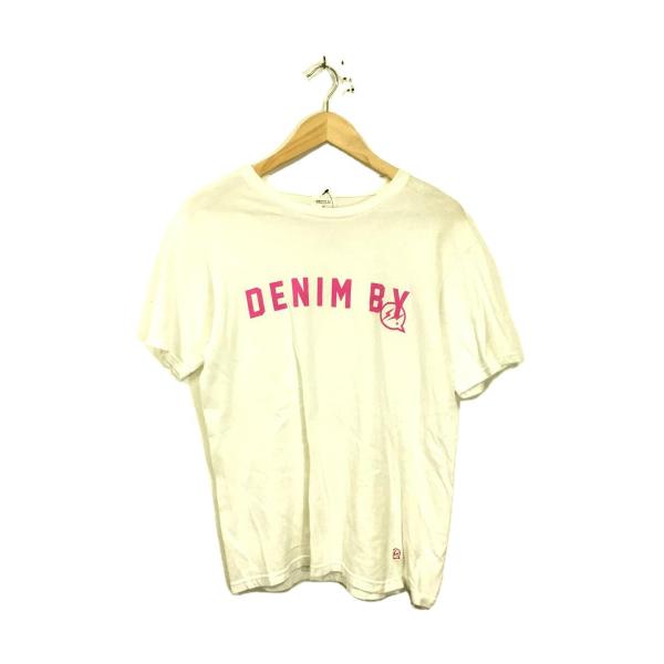 DENIM BY VANQUISH &amp; FRAGMENT◆Tシャツ/S/コットン/WHT//