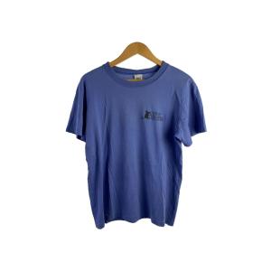 STUSSY◆OLD/RAT PATRO/Tシャツ/--/コットン/BLU/無地//
