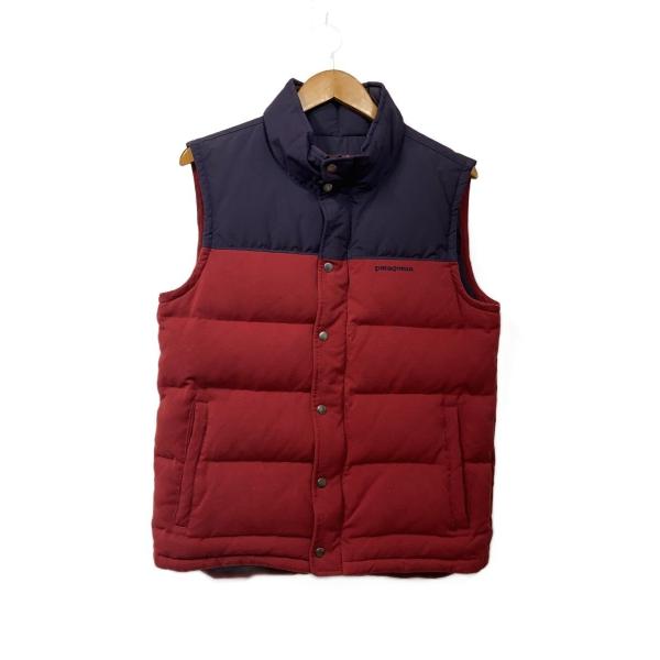 patagonia◆BIVY DOWN VEST/ダウンベスト/S/ナイロン/RED/27585FA...