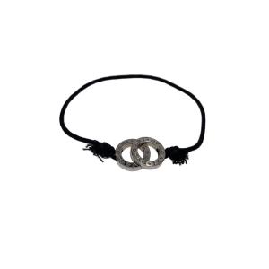 BVLGARI（ブルガリ） ブレスレット シルバー925 ブラック アクセサリー