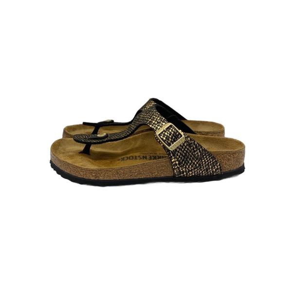 BIRKENSTOCK◆別注GIZEH BS/サンダル/23cm/BLK//