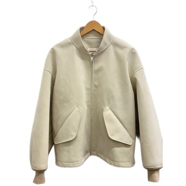 THE RERACS◆ULTRA SUEDE MA-1/46/ポリエステル/BEG/22FW-REJ...