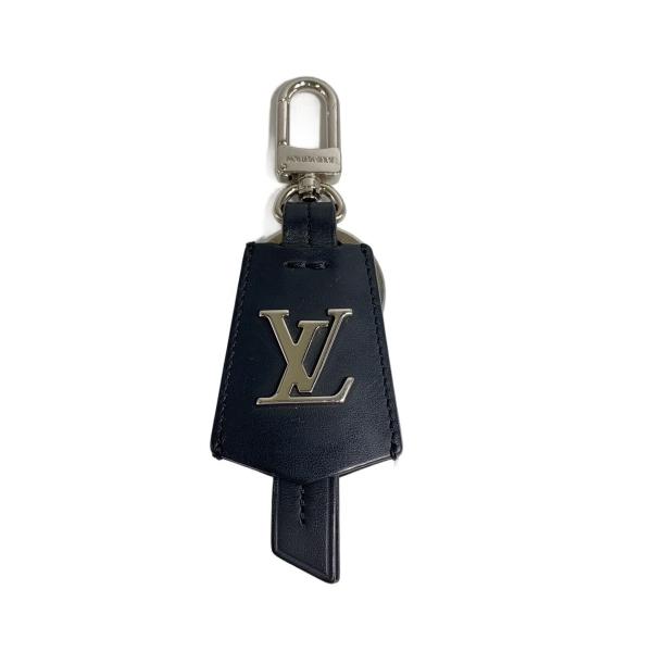 LOUIS VUITTON◆ポルト・クレ・クロッシュクレ_モノグラム・エクリプス/PVC/BLK/メ...