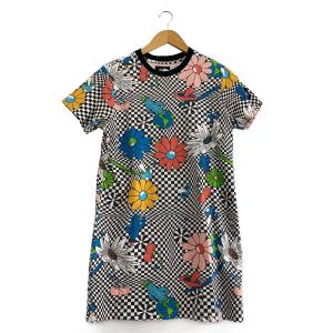 STUSSY◆19SS/半袖ワンピース/S/コットン/マルチカラー/総柄/214492