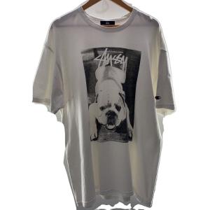 STUSSY◆Tシャツ/L/コットン/WHT