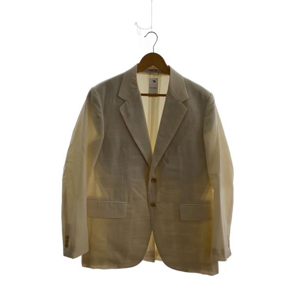 AURALEE◆モヘヤ混/ROPICAL WOOL KID MOHAIRテーラードジャケット/1/ウ...