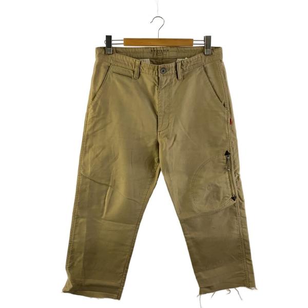 WTAPS◆ボトム/L/コットン/BEG/無地/112LTDT-PTM01S