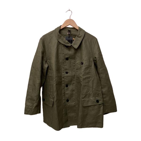 OUTIL◆VESTE MACLAS[OLIVE] リネンジャケット/2/OV-T023