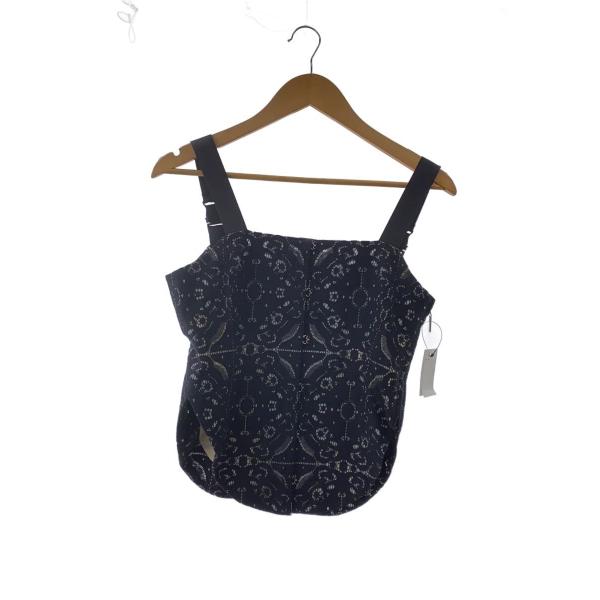 AMERI◆トップス/S/コットン/BLK/無地/01410420580