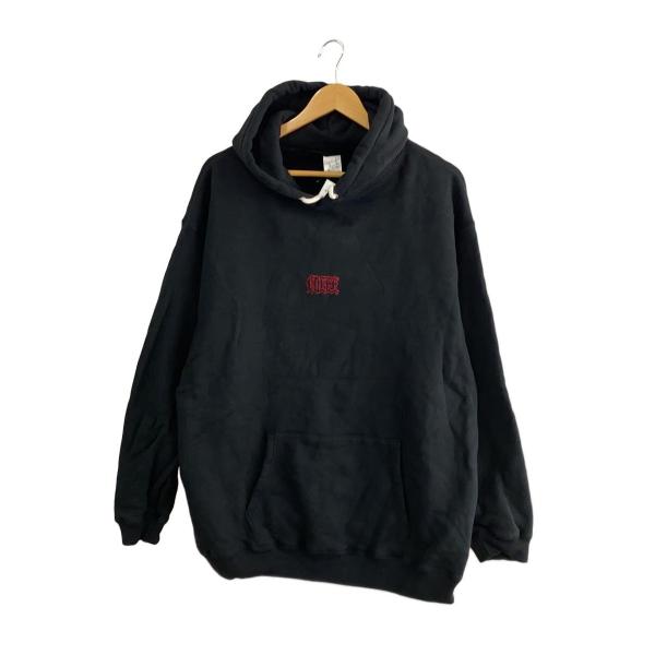 CALEE◆パーカー/XL/コットン/BLK//