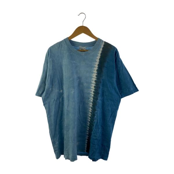 LIQUID BLUE◆Tシャツ/XL/コットン/BLU/総柄