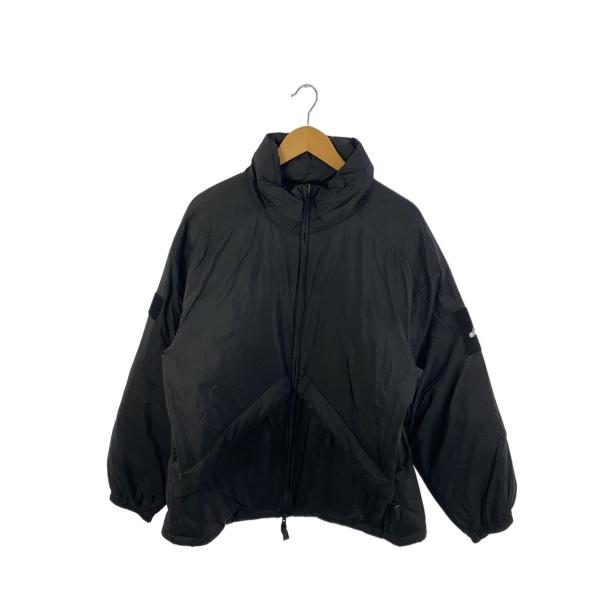 TAION◆ダウンジャケット/L/ナイロン/BLK/無地/WT244445TN-JS