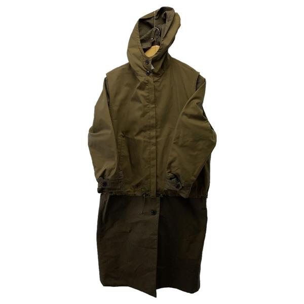 RITO◆REVERSIBLE COAT WITH VEST/38/ナイロン/カーキ/0779RTW...