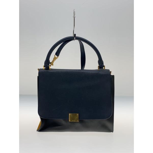 CELINE◆CELINE セリーヌ ショルダーバッグ/レザー/BLK/169543PTA 20MB