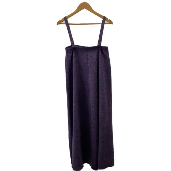 AMERI◆2WAY KNIT SUSPENDER DRESS/S/ポリエステル/PUP/01242...