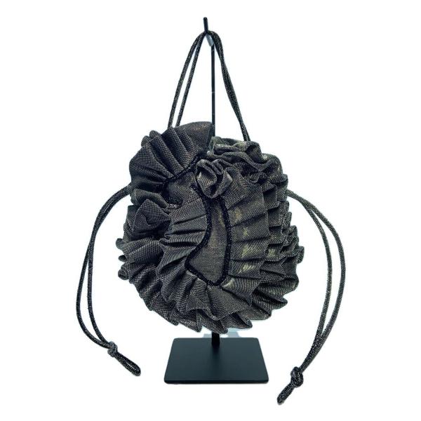 AMERI◆MEDI GLITTER SHELL MOTIF BAG/SLV