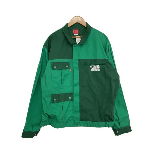 ADOLPHE LAFONT◆ワークジャケット/52/コットン/グリーン/VERDINO CONST...