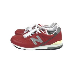 NEW BALANCE◆M996/レッド/Made in USA/28cm/RED/レザー