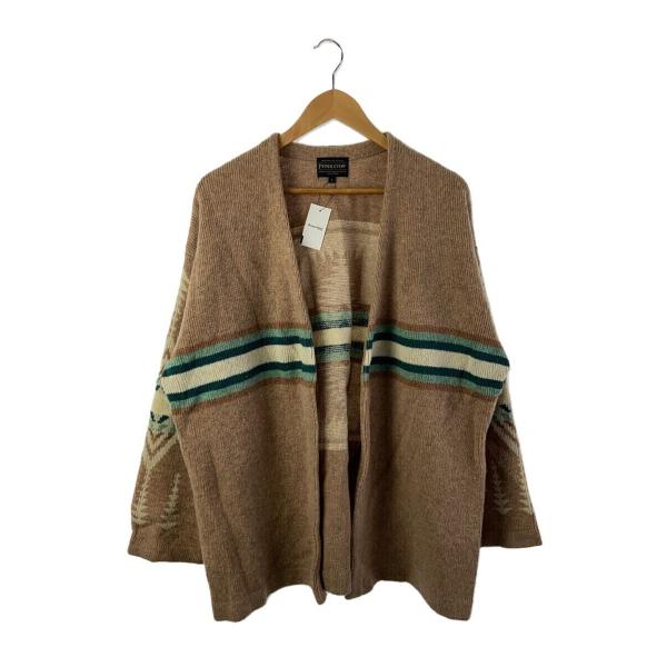 PENDLETON◆カーディガン(厚手)/FREE/ウール/BRW