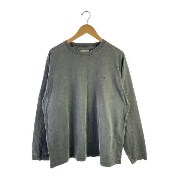 snow peak◆長袖Tシャツ/XL/ポリエステル/GRY/JS-TS-24SU002