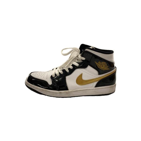 NIKE◆AIR JORDAN 1 MID SE/エアジョーダン1ミッドSE/ブラック/852542...