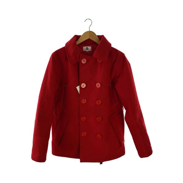 GOOD ENOUGH◆14AW/ピーコート/M/ウール/RED/GE-141010