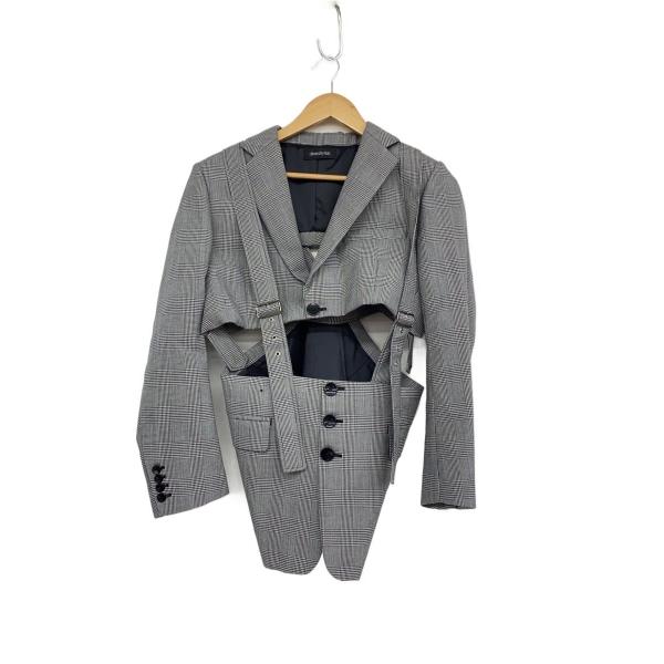 disemBySiiK◆ジャケット/0/ウール/GRY/千鳥格子/23AW03GC