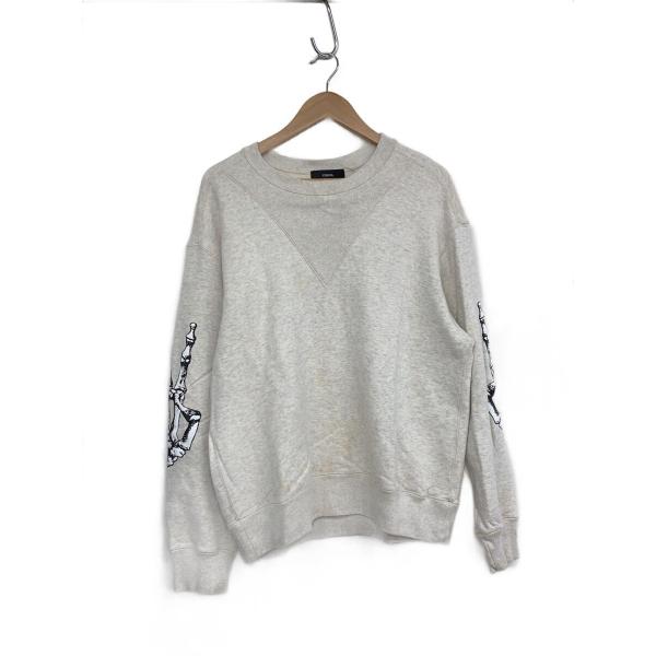 ensou.◆BONE SWEAT/M/コットン/IVO/無地