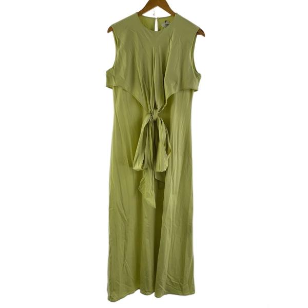 AMERI◆ノースリーブワンピース/M/コットン/YLW/無地/0225105941200