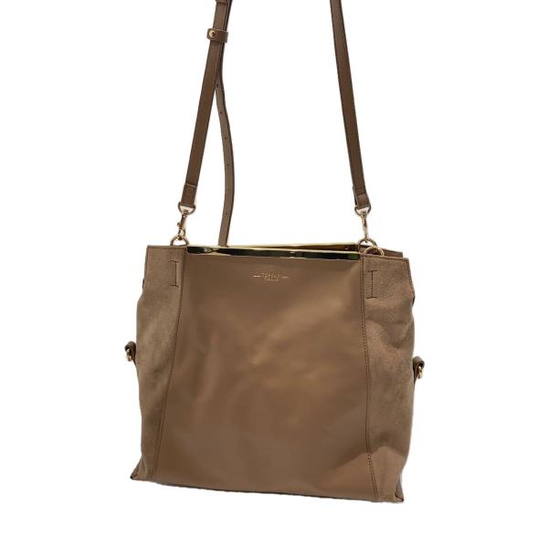 TOPKAPI◆ショルダーバッグ/スウェード/BRW/無地