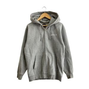 STUSSY◆ジップパーカー/M/コットン/GRY