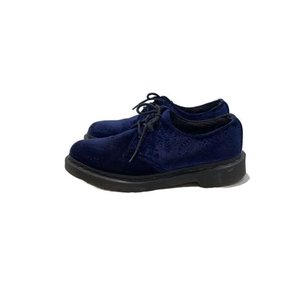 Dr.Martens◆ドレスシューズ/UK5/NVY/ベロア