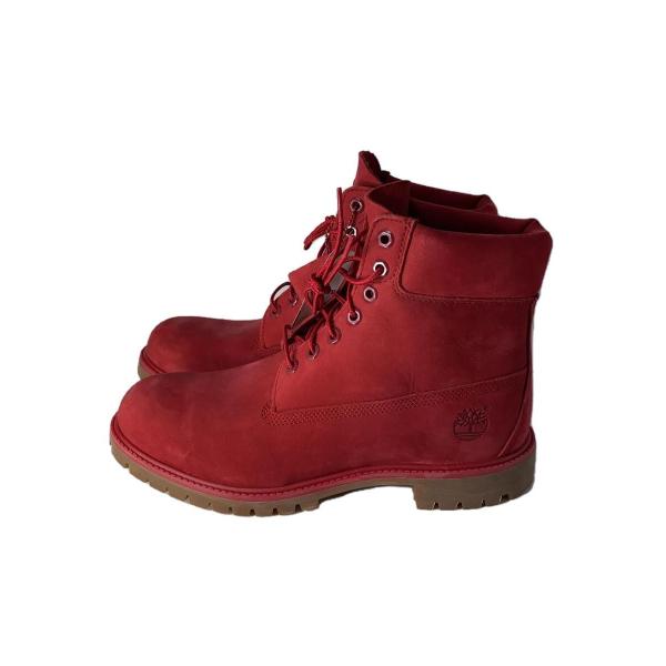 Timberland◆ブーツ/29cm/RED/スウェード/a1149 a0517