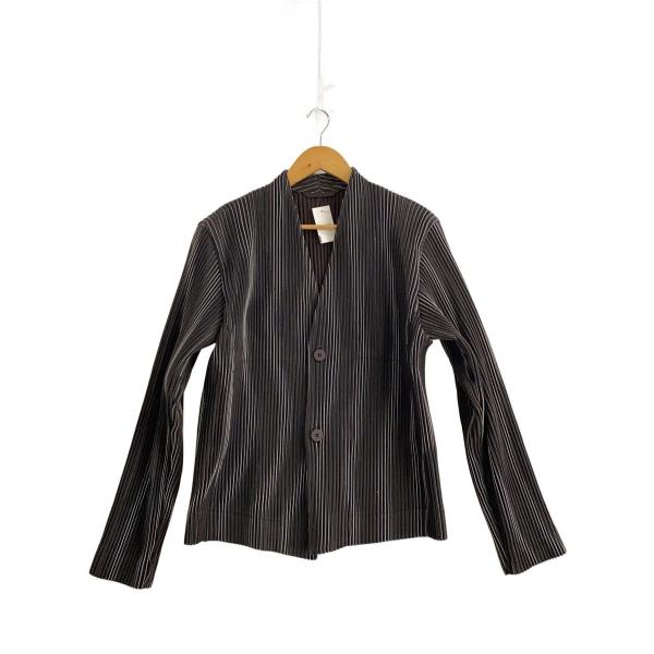 HOMME PLISSE ISSEY MIYAKE◆テーラードジャケット/3/ポリエステル/HP33...