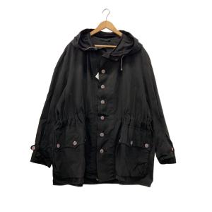 SWEDISH MILITARY◆ジャケット/50/コットン/BLK/60-70s/後染め/スモック//