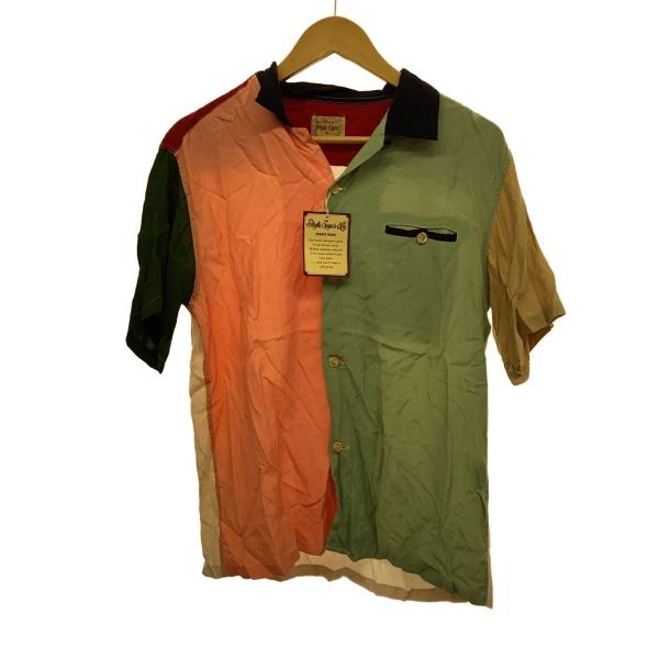 Style Eyes◆ボーリングシャツ/開襟/タグ付き/M/レーヨン/マルチカラー/SE38072J...