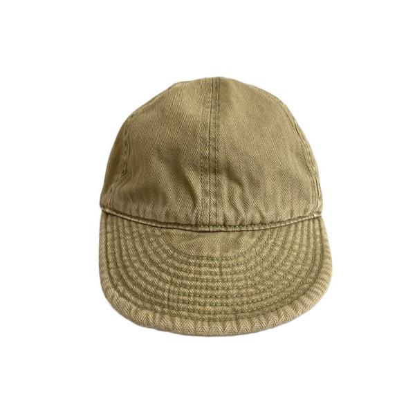 Nigel Cabourn◆メカニックキャップ/LYBRO/コットン/KHK/メンズ//