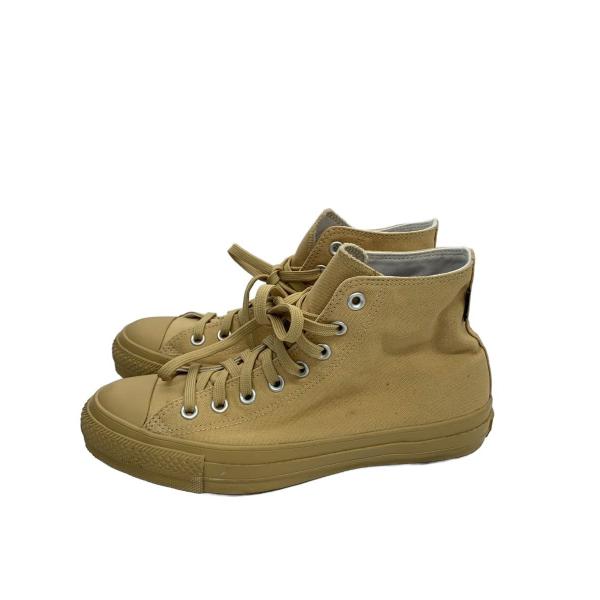 CONVERSE◆REACT HI/GORE-TEX/26.5cm/BEG/キャンバス/シミ有//