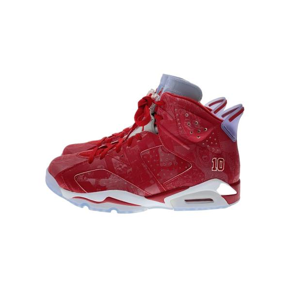 NIKE◆AIR JORDAN 6 RETRO X SLAM DUNK/エアジョーダンレトロ/レッド...