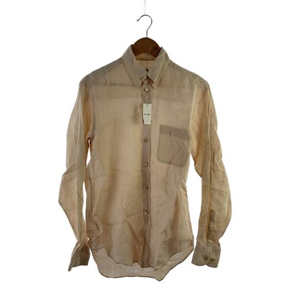 Bagutta◆長袖シャツ/--/リネン/BEG