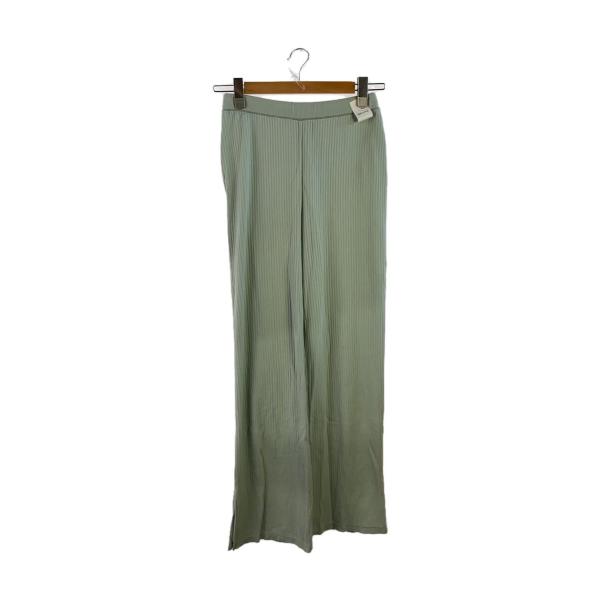 Graphpaper◆Valley Rib Wide Pants/0/コットン/GRN/無地/GL2...