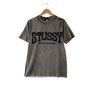 STUSSY◆Tシャツ/S/コットン/GRY//