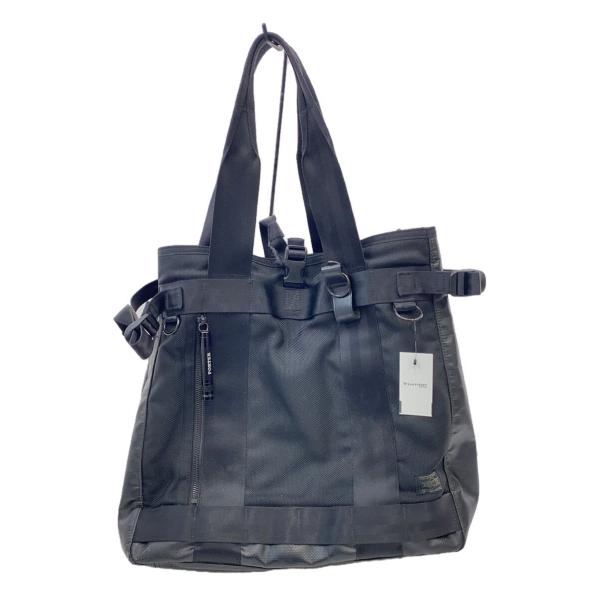 PORTER◆トートバッグ/ナイロン/BLK/703-06971