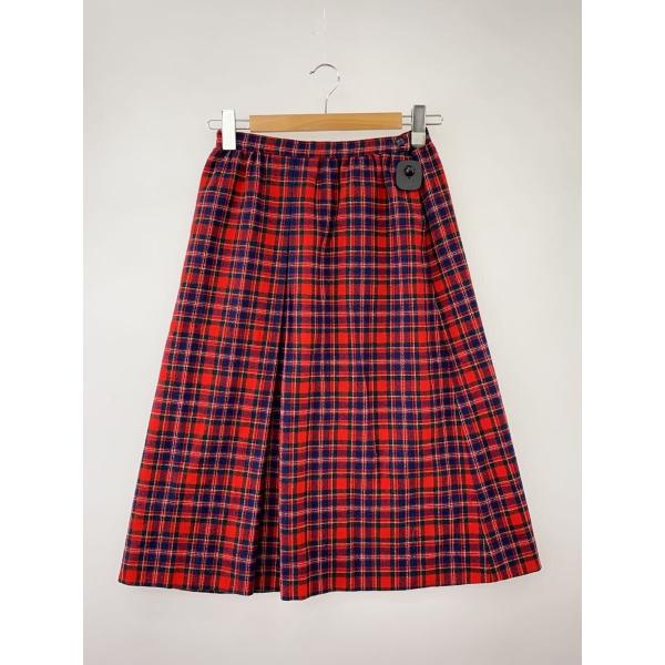 PENDLETON◆70s/VINTAGE/USA製/タータンチェック/スカート/10/ウール/RE...