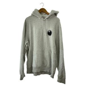 STUSSY◆8ボール/プルオーバー/HOODED SWEAT/パーカー/XL/コットン/GRY/1924646